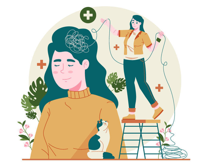 Gemeinsam lösen wir den Knoten – Illustration