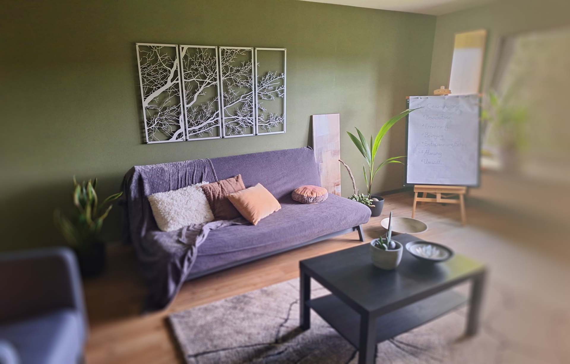 Der Green Room – ein warmer, einladender Raum für Kurse und Workshops